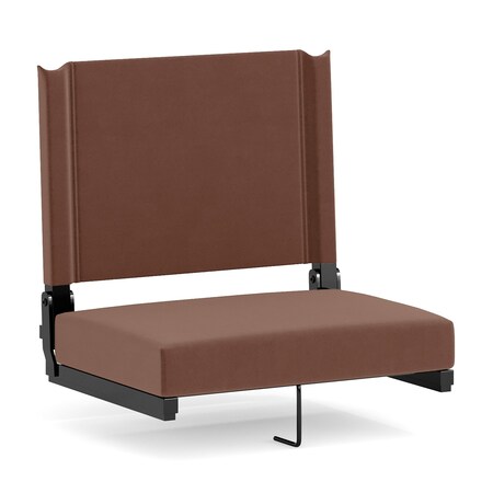 Flash Furniture Brown Stadium Chair XU-STA-BRN-GG